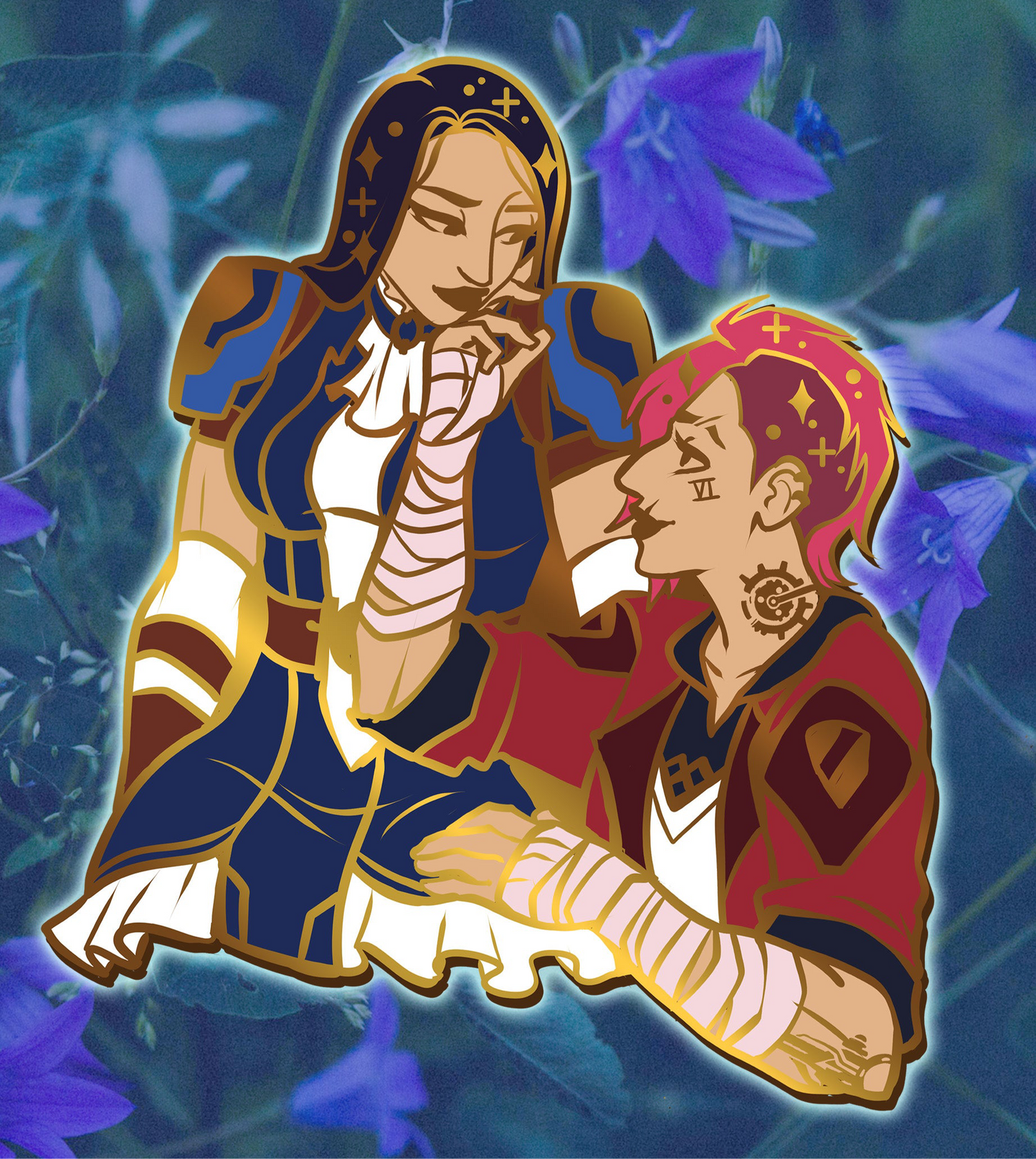 Vi x Caitlyn Enamel Pin
