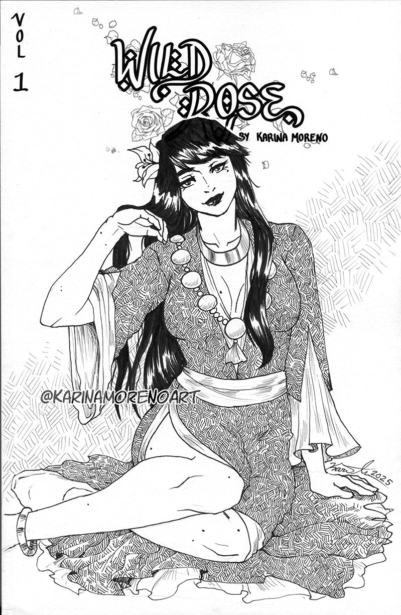 COMMISSION COVER - Wild Rose Volume 1 - Original Comic