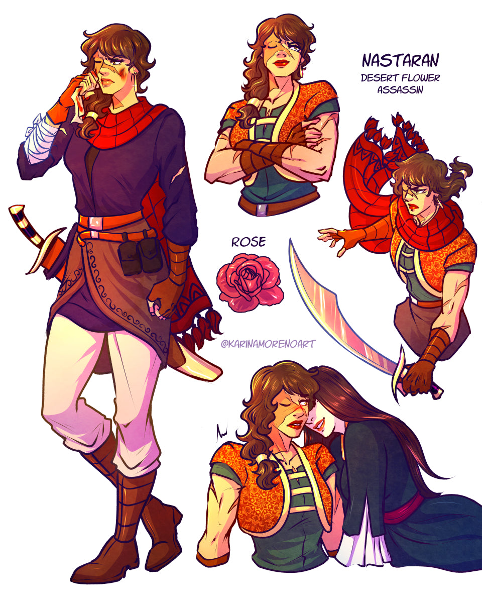 COMMISSION COVER - Wild Rose Volume 1 - Original Comic