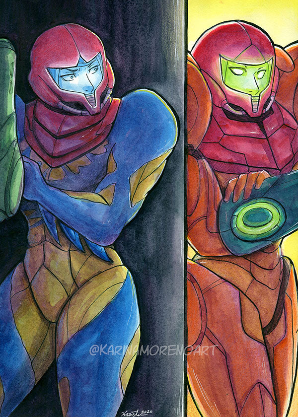 Metroid Fusion Print