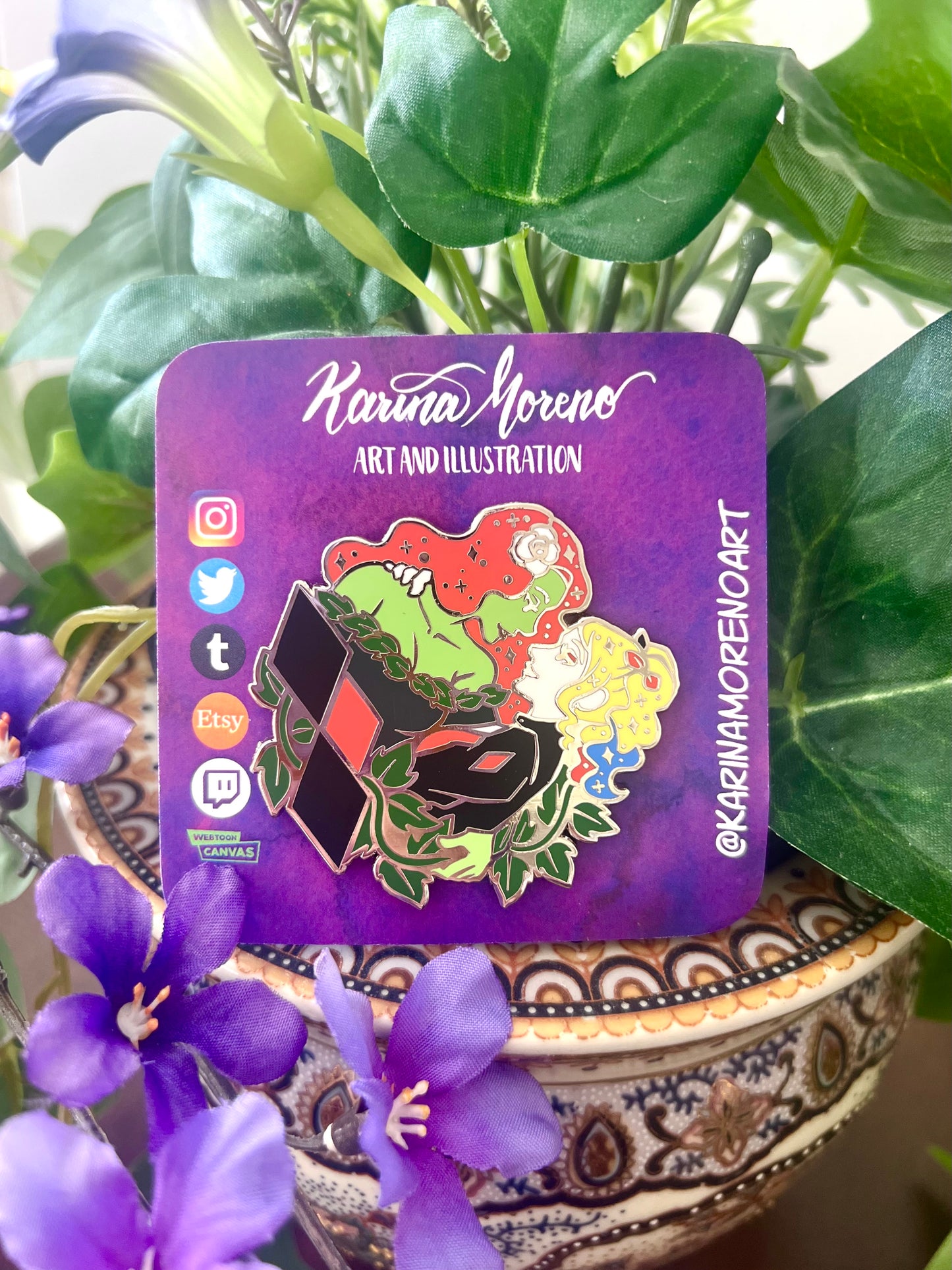 Harley X Ivy Enamel Pin