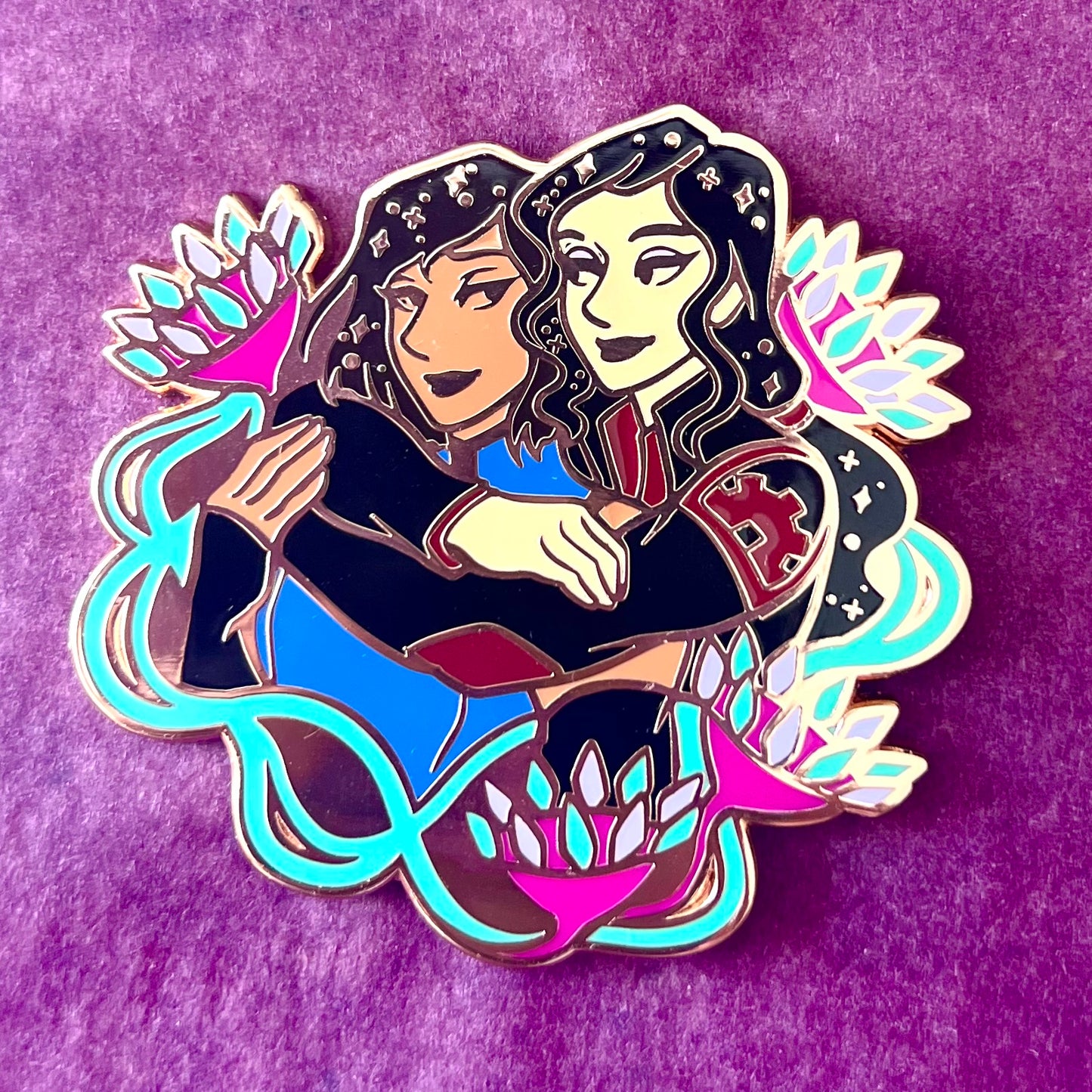 Korra x Asami Enamel Pin