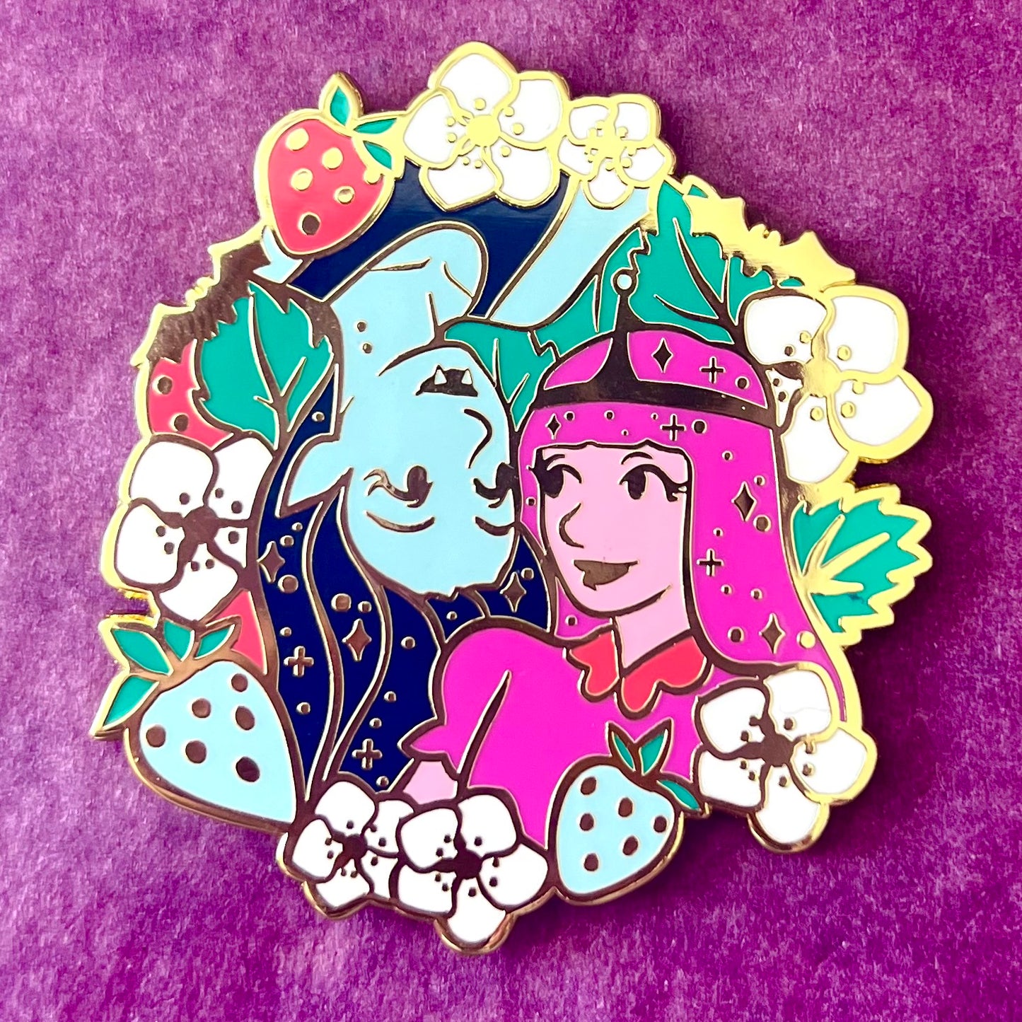 Marceline x Bubblegum Enamel Pin