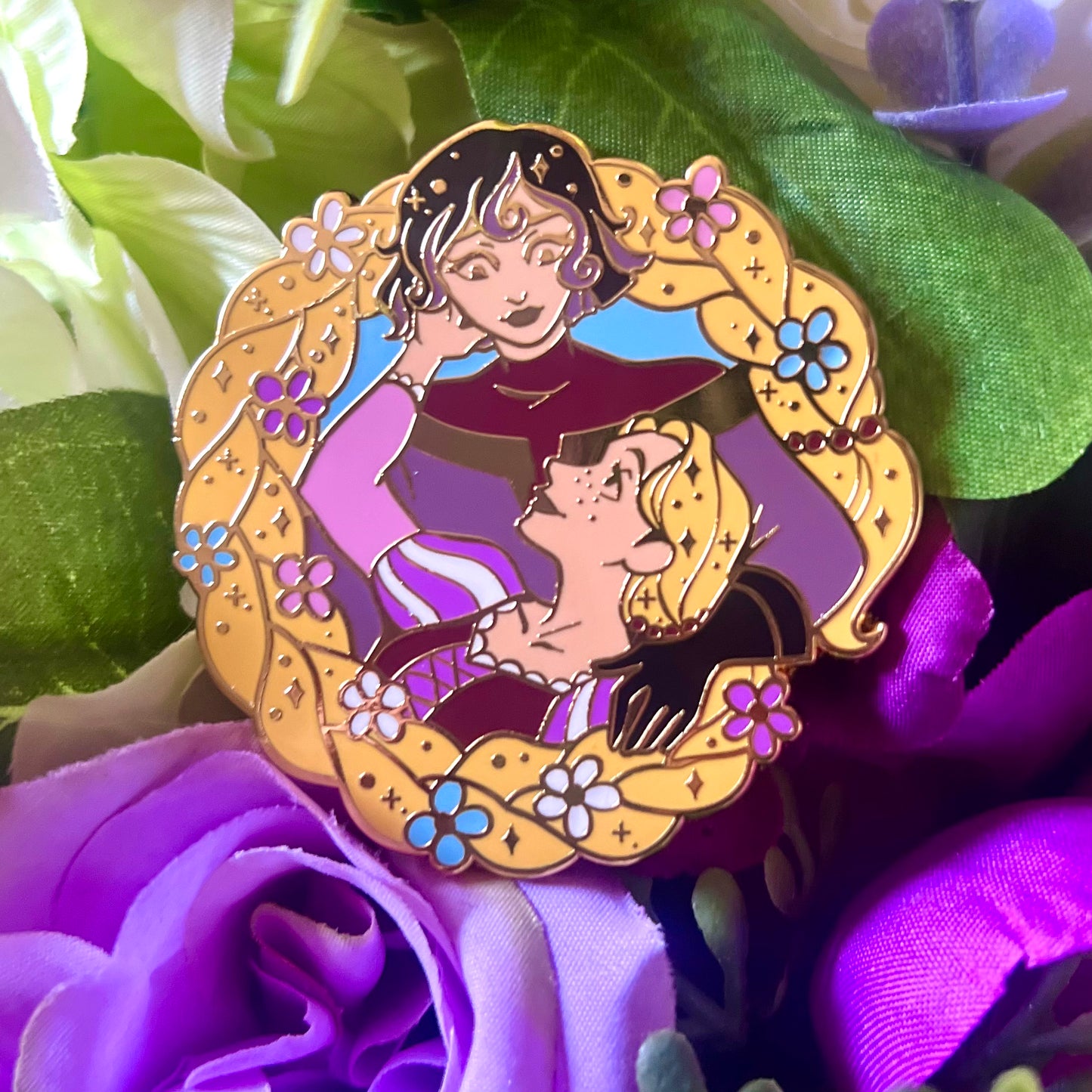 Cassandra X Rapunzel Enamel Pin