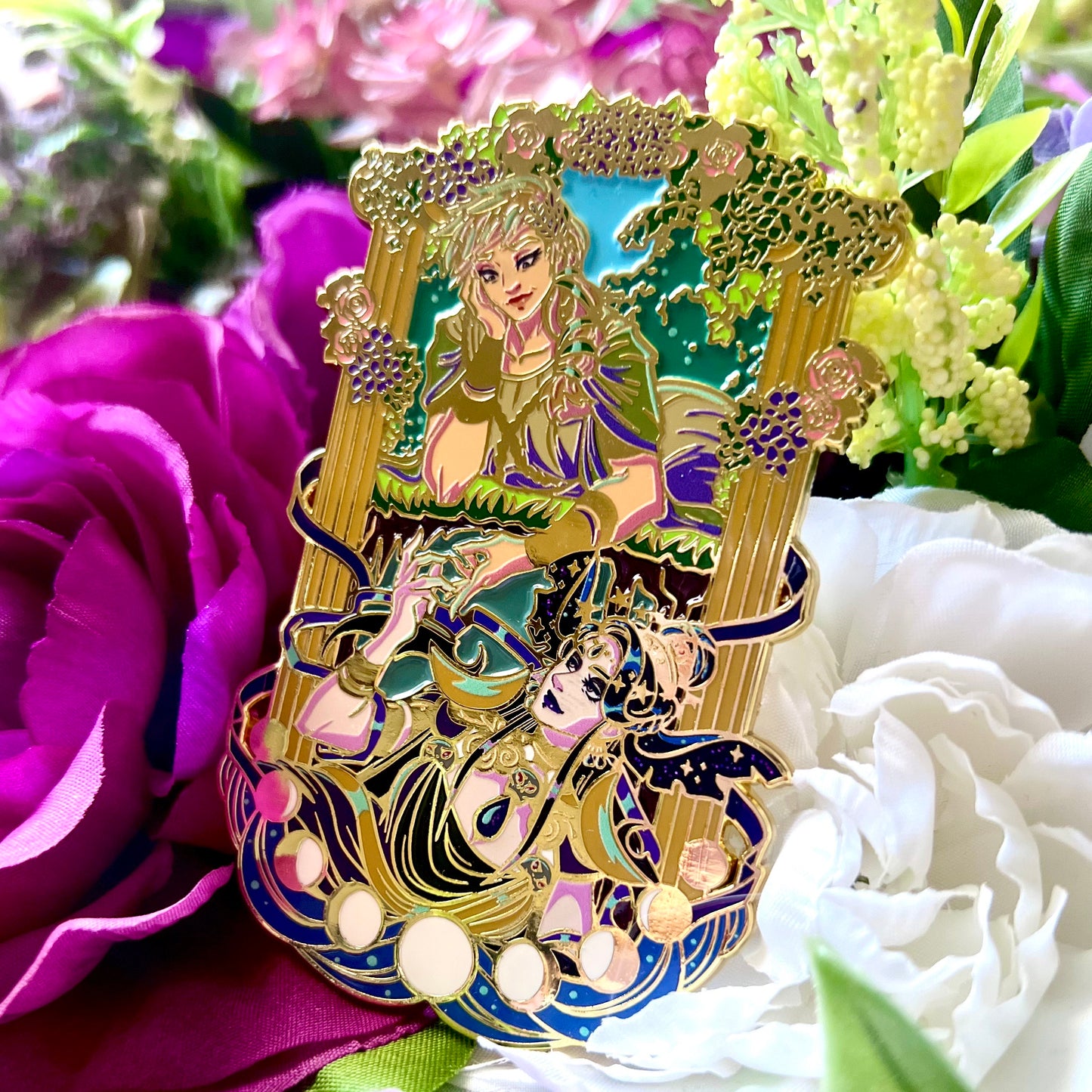 Nyx x Persephone - LARGE 3.5 in - Enamel Pin