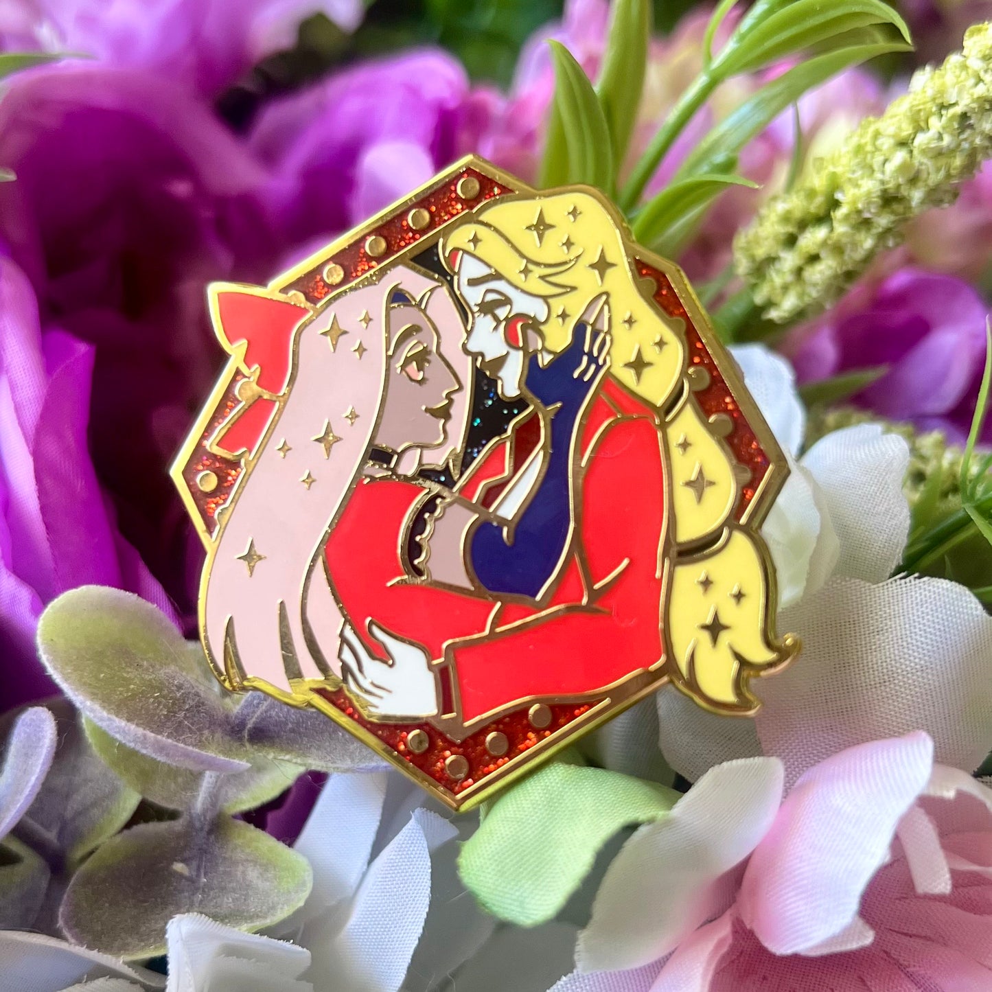 Charlie x Vaggie Enamel Pin