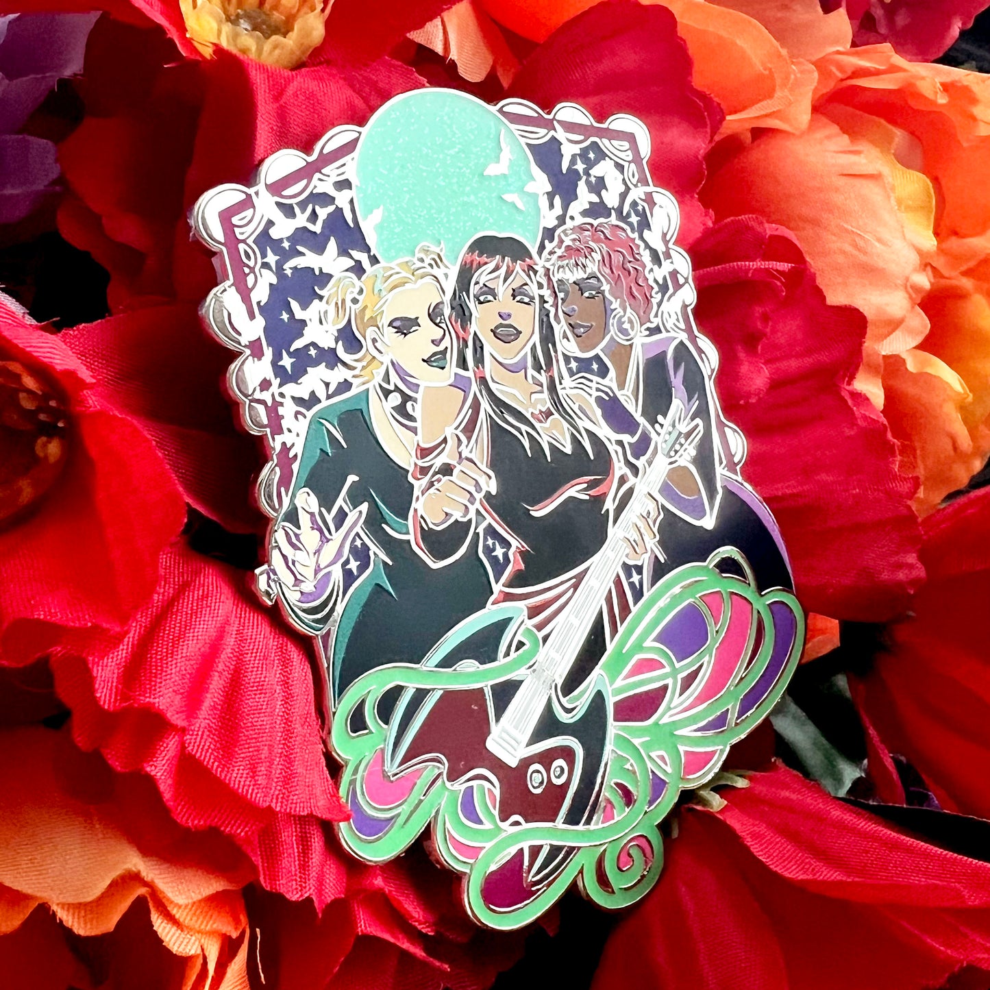 Hex Girls - LARGE 3.5 in - Enamel Pin