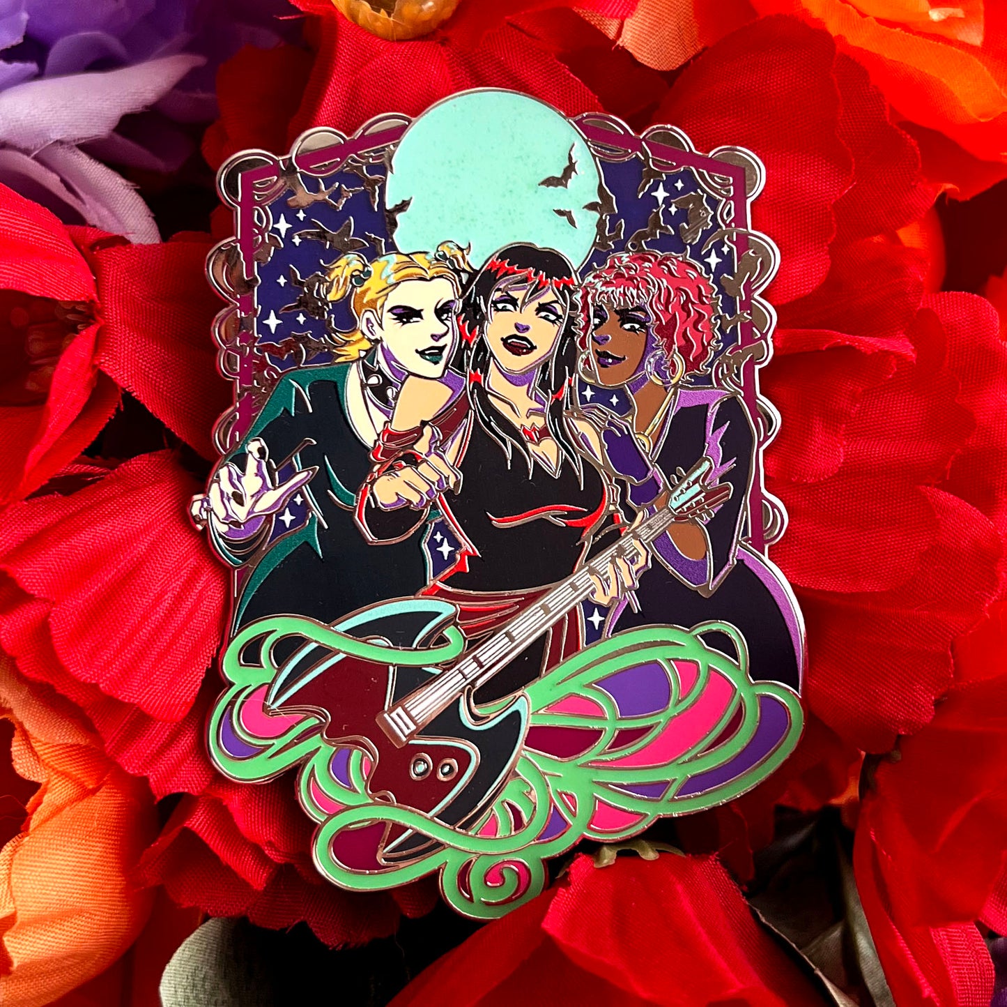 Hex Girls - LARGE 3.5 in - Enamel Pin