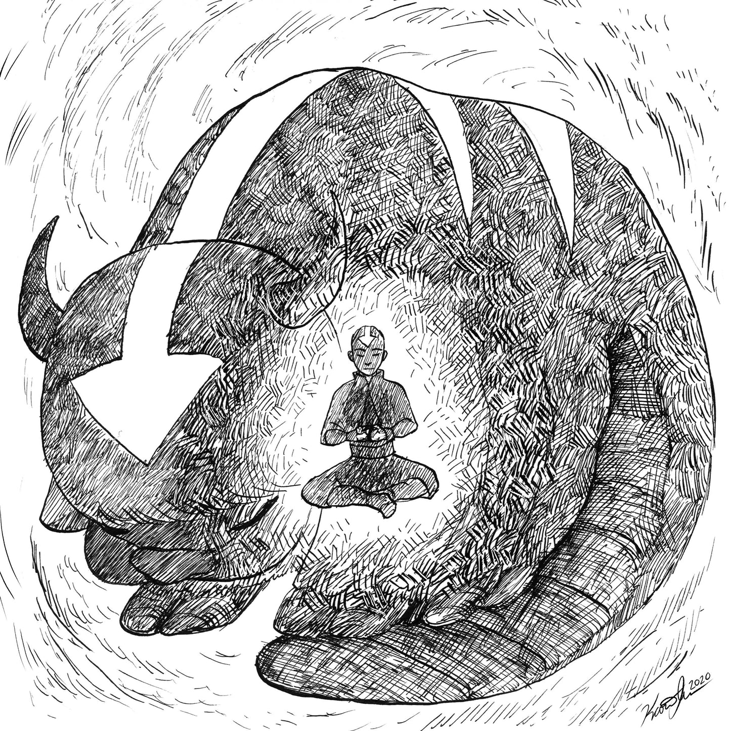 Aang and Appa