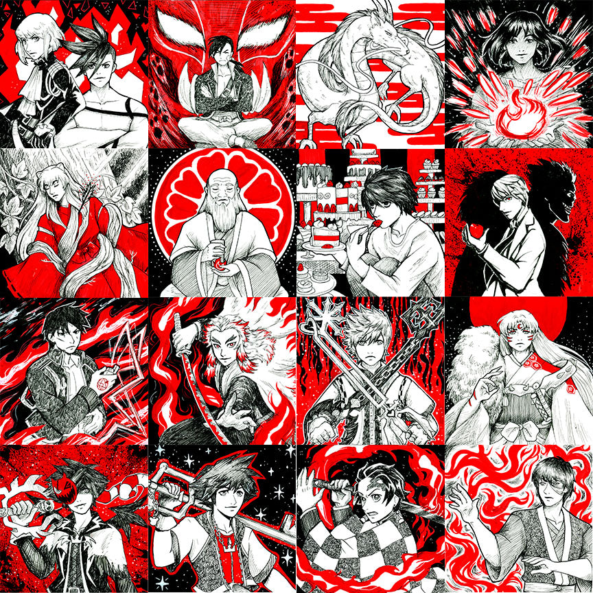 Boytober 6x6in Prints