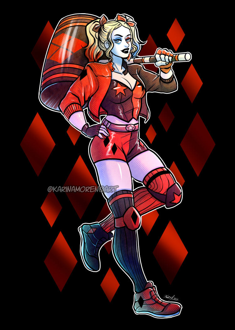 HARLEY QUINN - Gotham City Sirens (IMPERFECT PRINT)