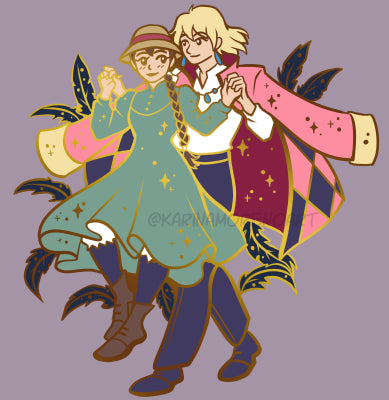 Howl & Sophie Enamel Pin