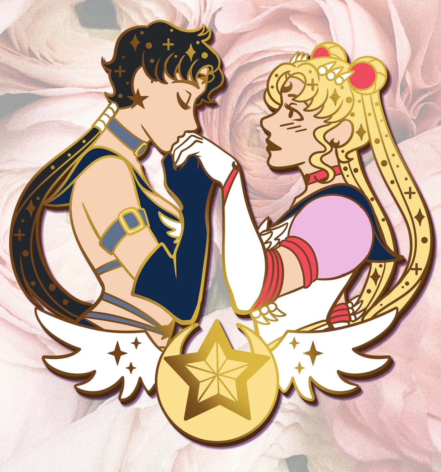 Usagi X Seiya Enamel Pin