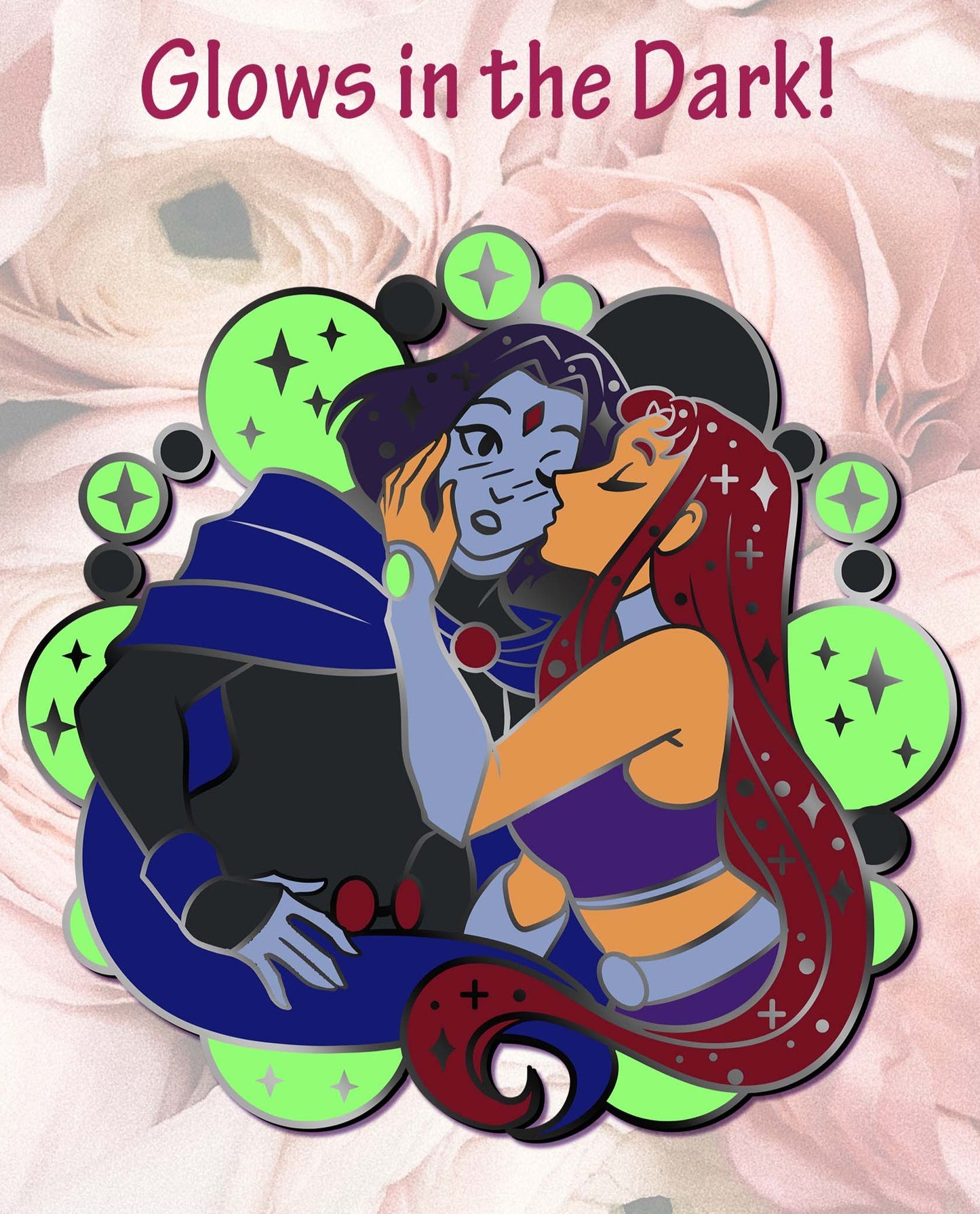 Raven X Starfire Enamel Pin