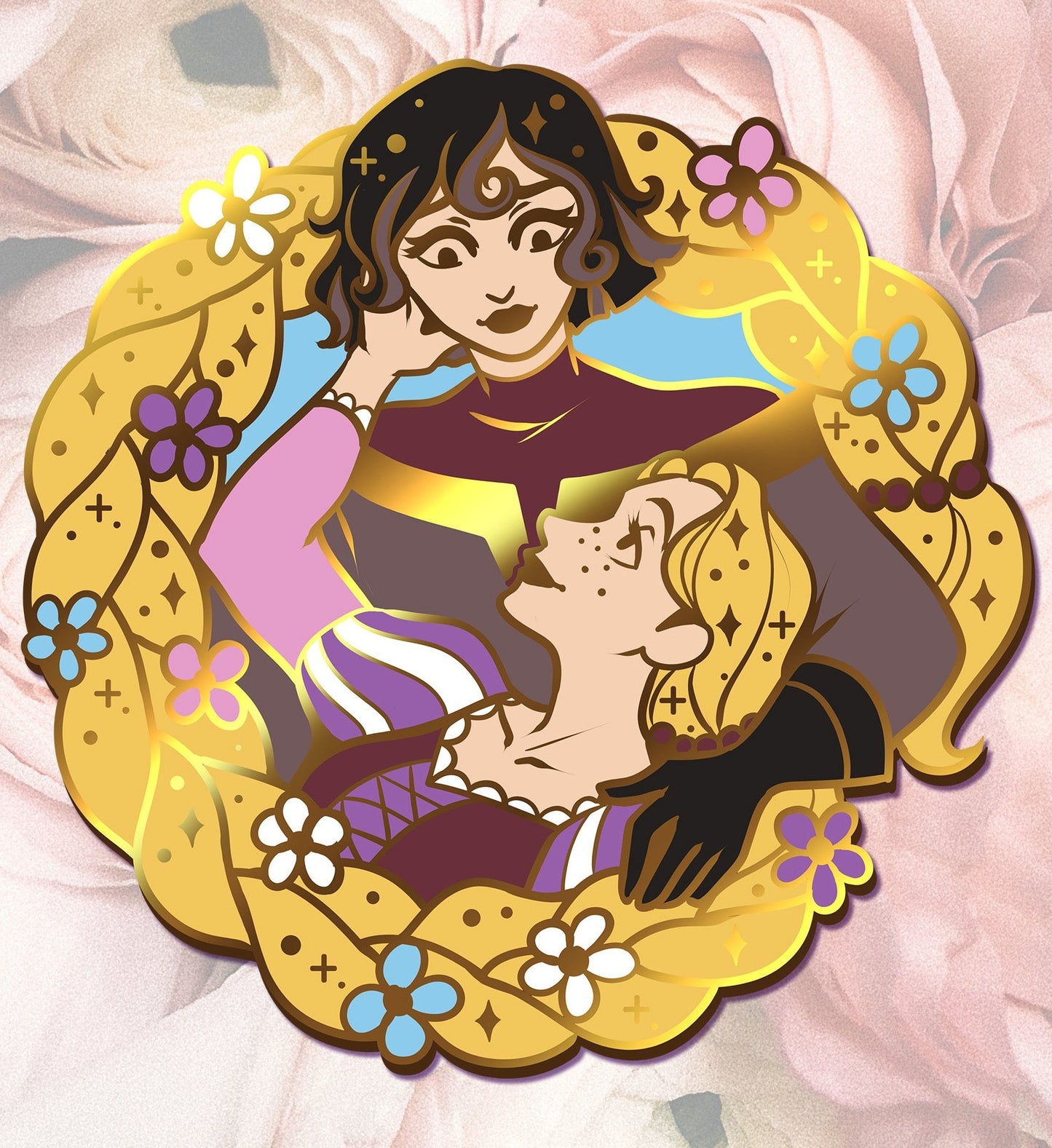 Cassandra X Rapunzel Enamel Pin