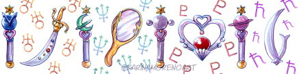Sailor Moon Outer Planets WASHI TAPE