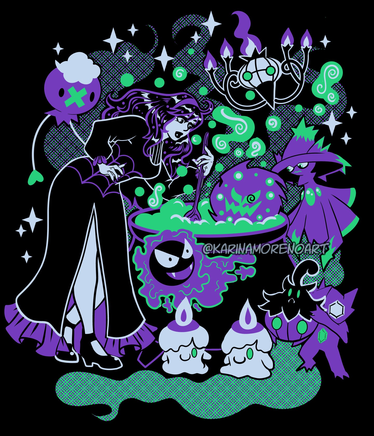 Camisetas de Pokémon Bruja