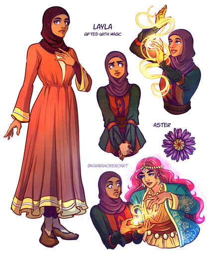 COMMISSION COVER - Wild Rose Volume 1 - Original Comic