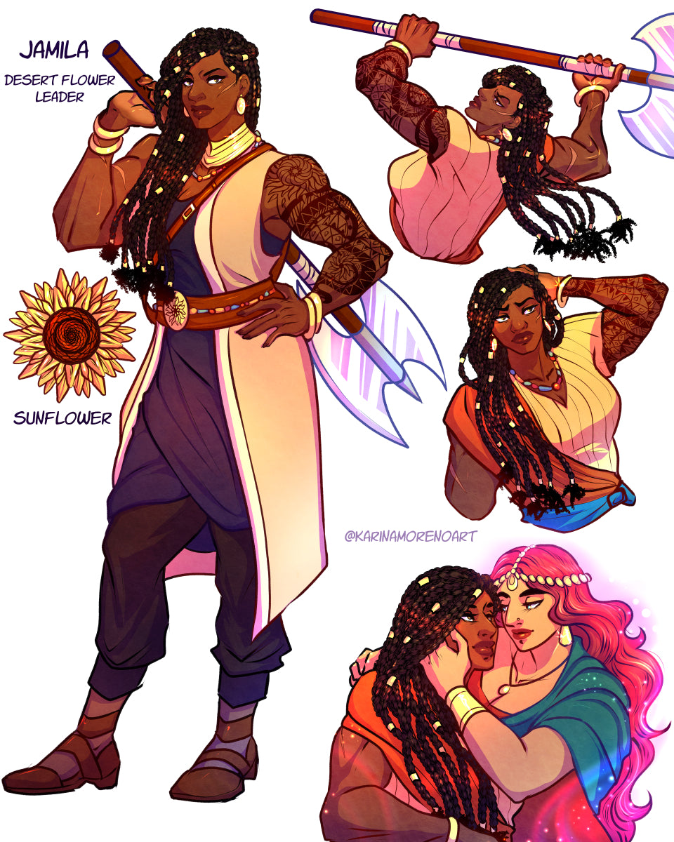 COMMISSION COVER - Wild Rose Volume 1 - Original Comic