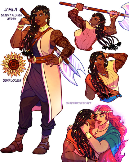 COMMISSION COVER - Wild Rose Volume 1 - Original Comic