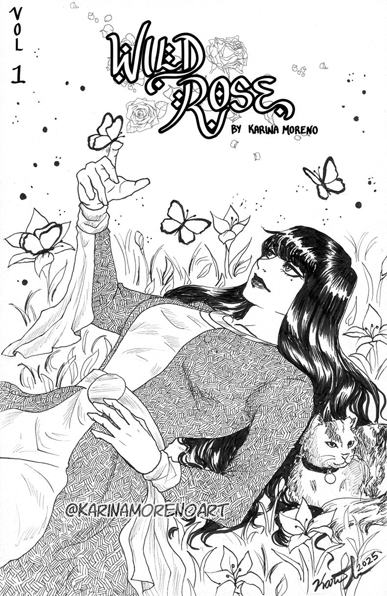 COMMISSION COVER - Wild Rose Volume 1 - Original Comic
