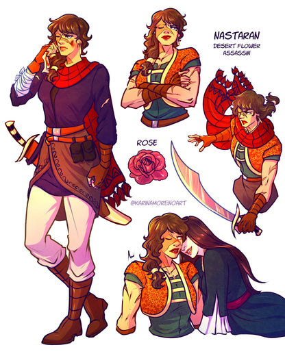 COMMISSION COVER - Wild Rose Volume 1 - Original Comic