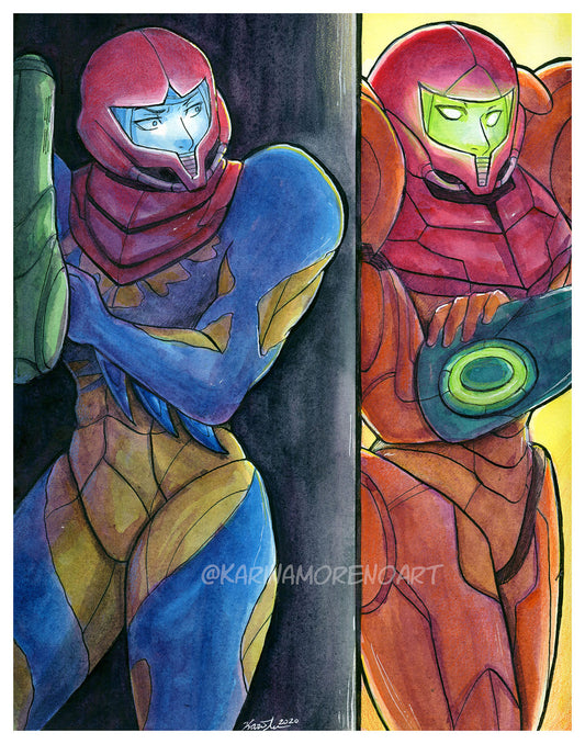 Metroid Fusion Print