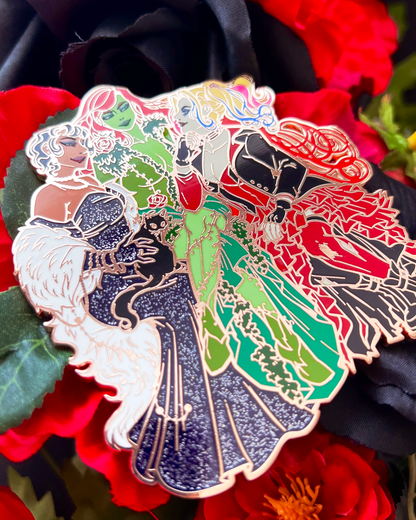 Gotham City Sirens - LARGE 3.5 in - Enamel Pin