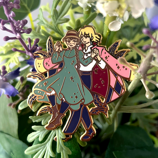 IMPERFECT PINS!! Howl & Sophie Enamel Pin